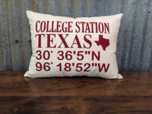  - College Station Pillow - shop1kmi