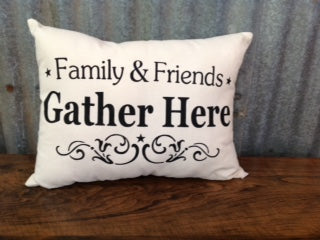  - Family & Friends Gather Here Pillow - shop1kmi