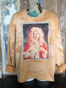 Dolly Parton distressed sweatshirt